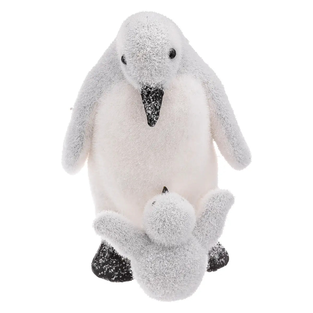 Bébé et maman pingouin 27cm en polyfoam