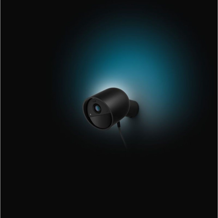 Caméra de surveillance PHILIPS HUE SECURE filaire noire