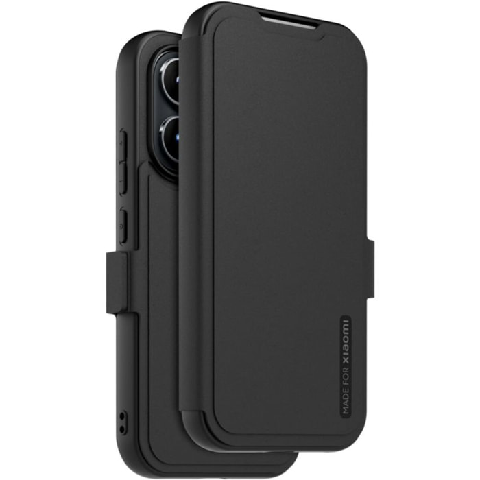 Etui avec cordon MADE FOR XIAOMI premium noir avec dragonne Xiaomi 17