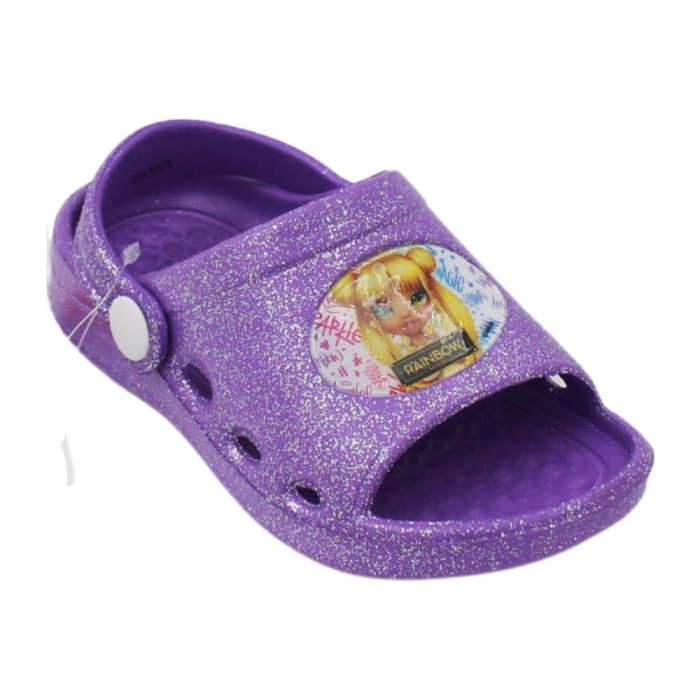 Ciabatte Chiuse Rainbow High Viola Lei Easy Shoes Viola