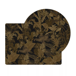 Set vinyle 860 g/m² imprimé brun noir Rainforest black