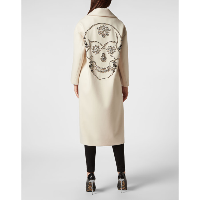 PHILIPP PLEIN COAT LONG SKULL