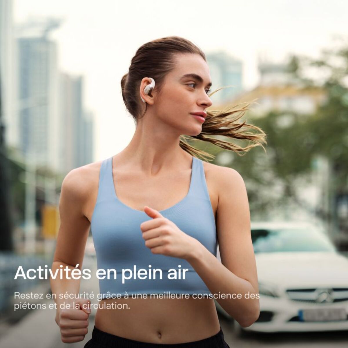 Ecouteurs sport SHOKZ OpenFit 2 Noir