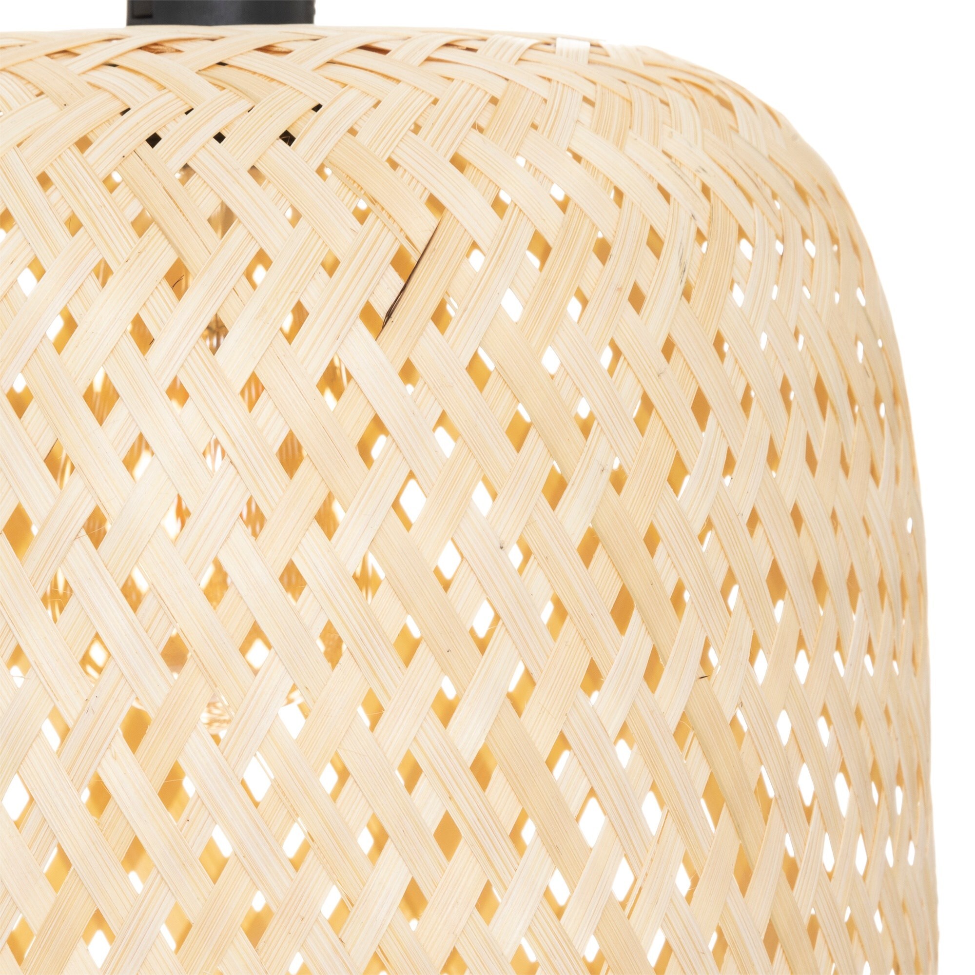 Lámpara colgante "Ali" natural D28 beige en bambú