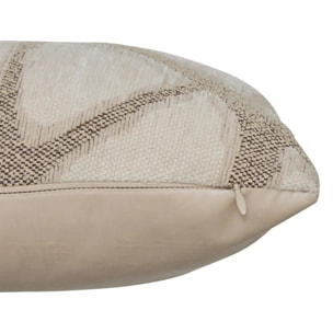 Coussin Dune 40x40cm jacquard beige
