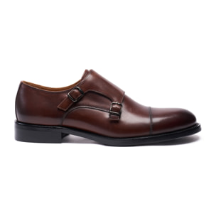 Monk strap British Passport Testa di moro