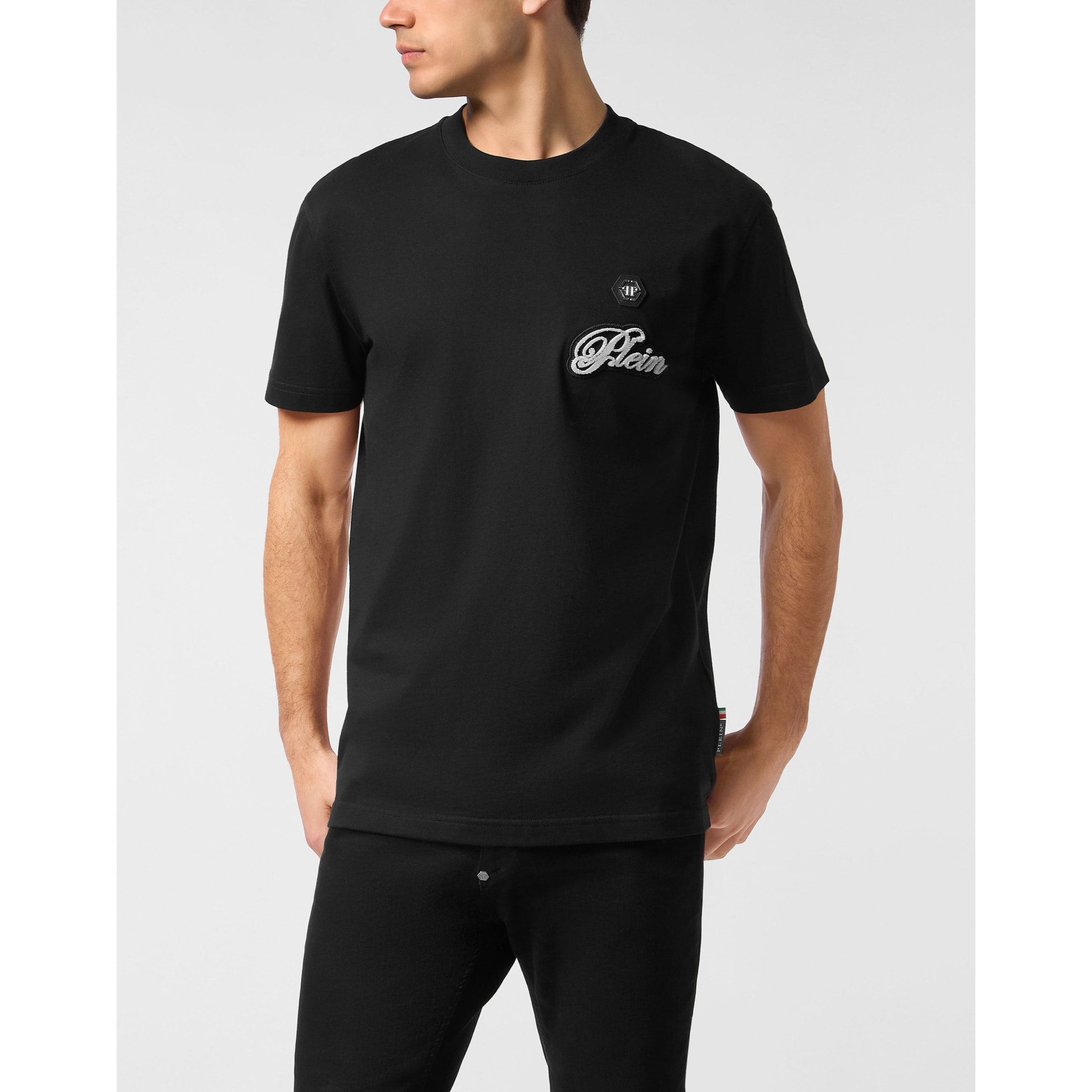 PHILIPP PLEIN T-Shirt Round Neck Ss SIGNATURE