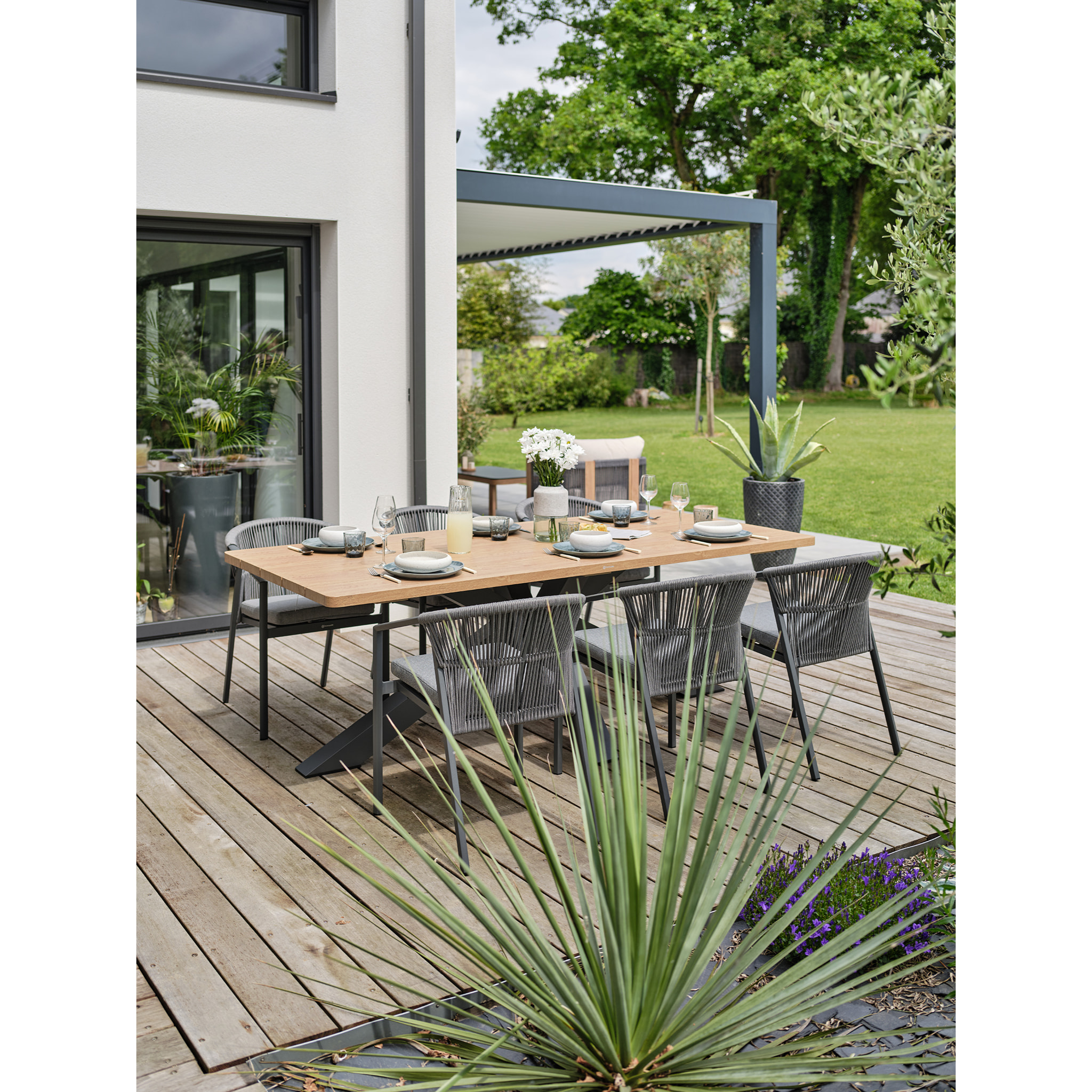 KELIA - Ensemble repas de jardin