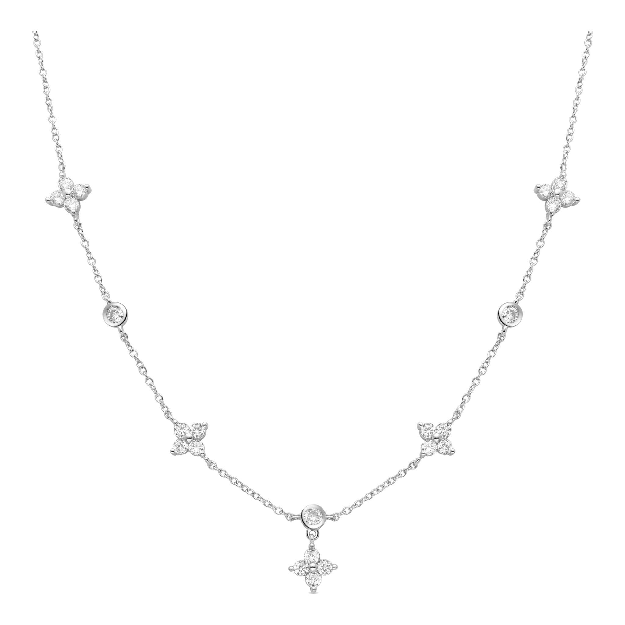 Collar Lux by Lux acabado en rodio