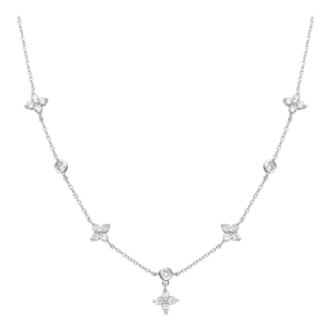 Collar Lux by Lux acabado en rodio