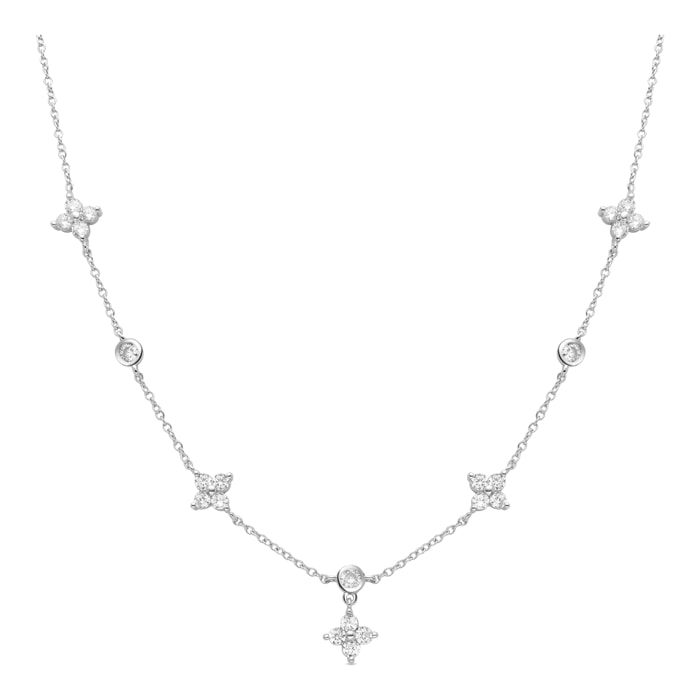 Collar Lux by Lux acabado en rodio