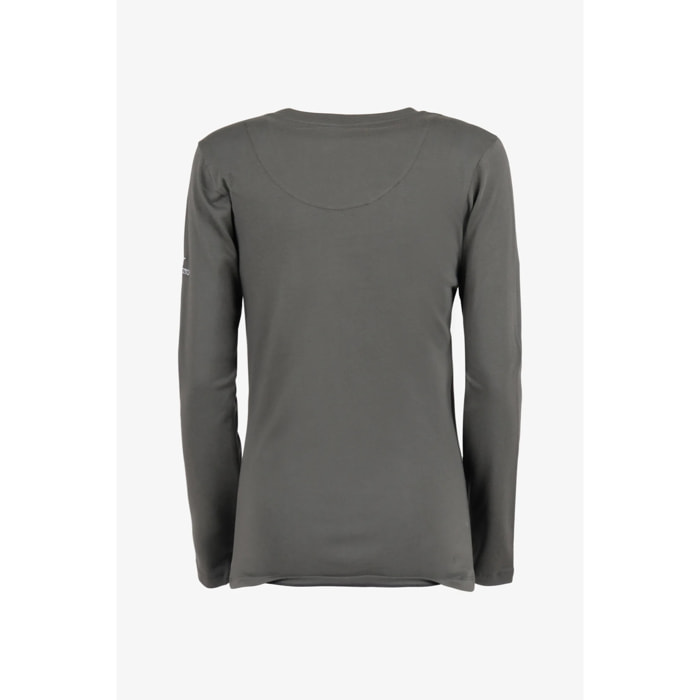 T-shirt Donna W5D365 Esercito in cotone