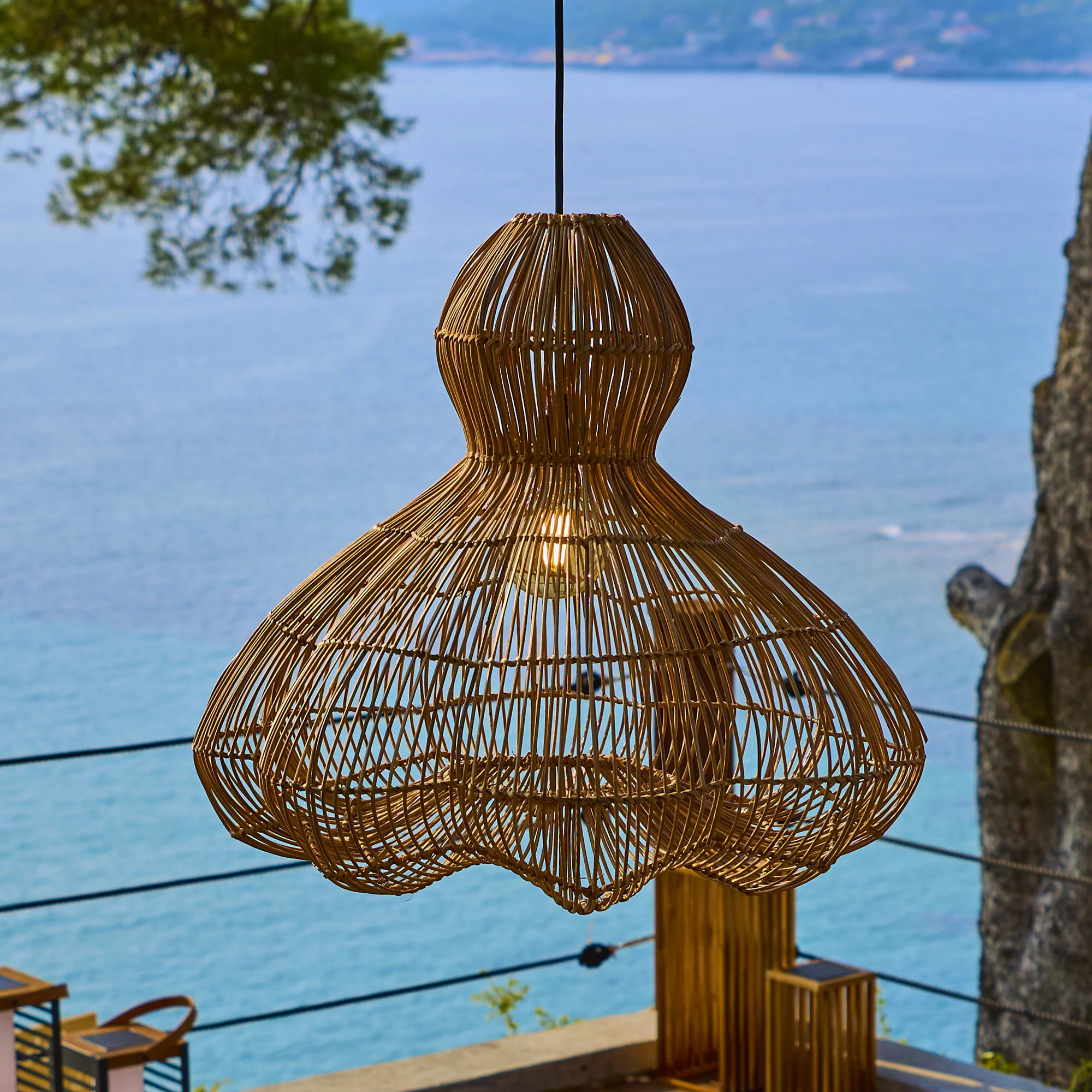 Abat-jour seul RONDA D60CM