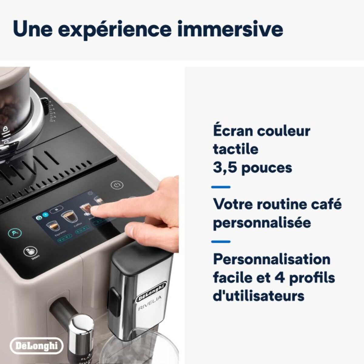 Expresso Broyeur DELONGHI FEB4435.BG Rivelia Beige