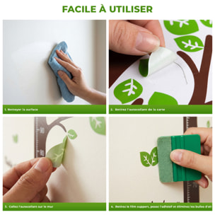 Stickers Muraux décoration adhésifs toise arbre des rêves