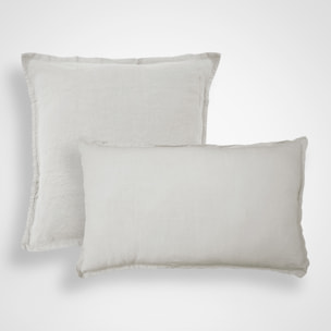 Housse de coussin en lin lavé, RÊVE DE LIN