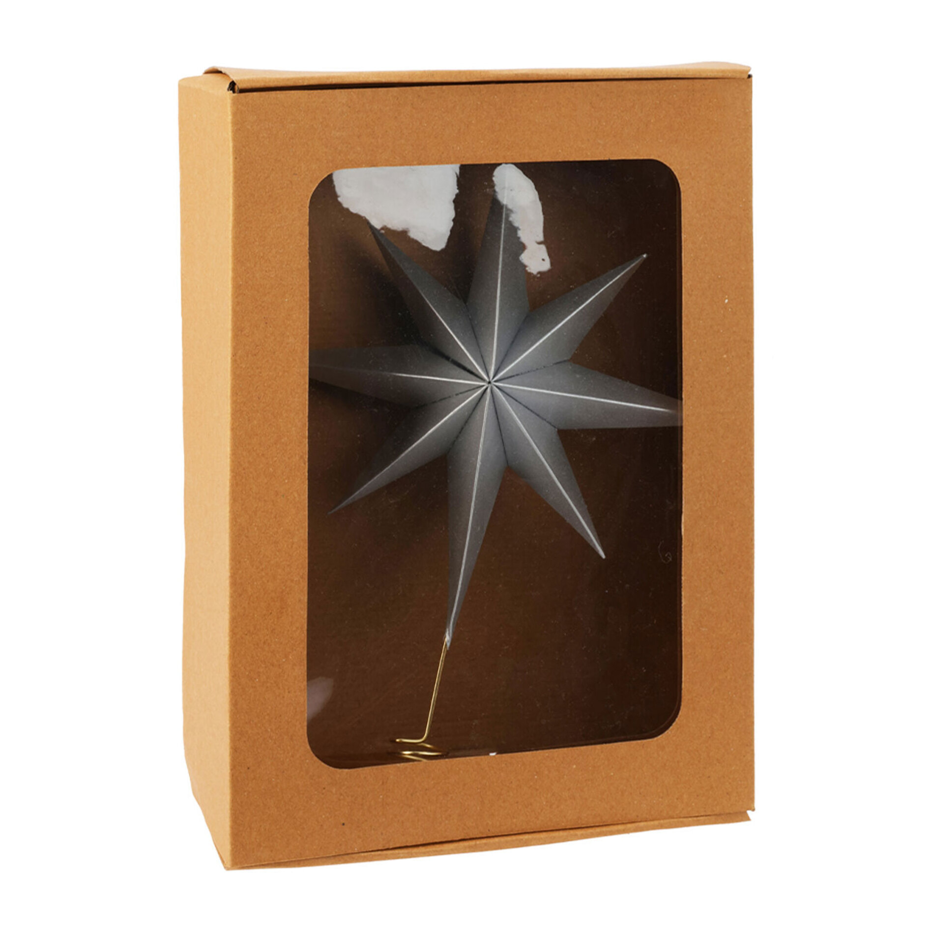 Estrella de papel para árbol de navidad (30 cm)