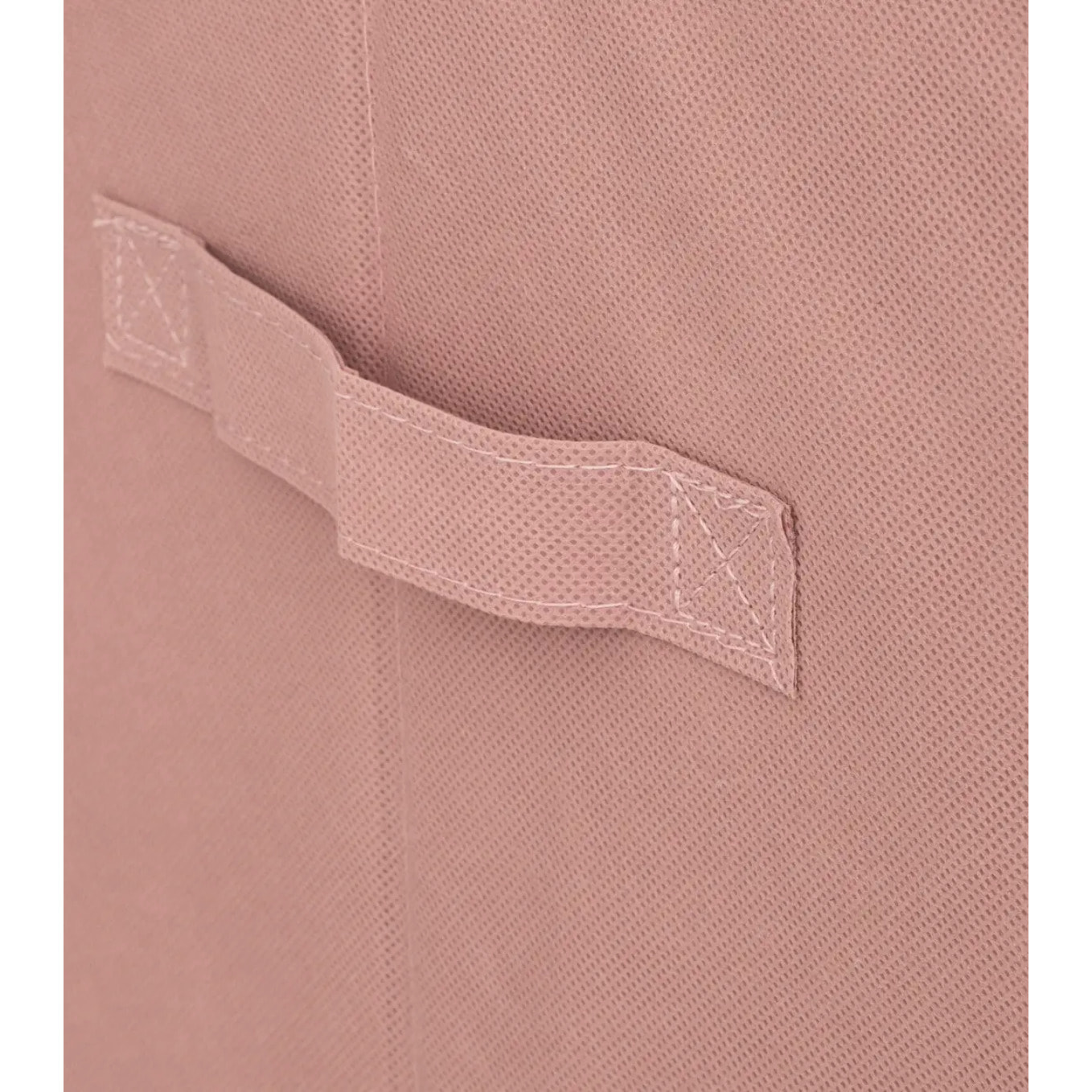 Bac de rangement biche rose 29x29cm