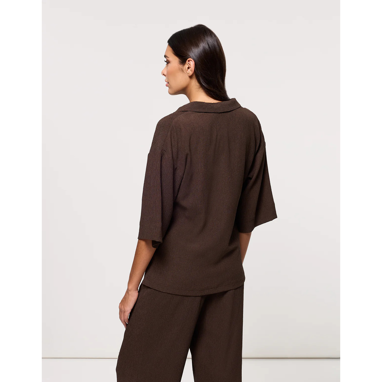 Camisa Manga Larga Marrón - Ponti