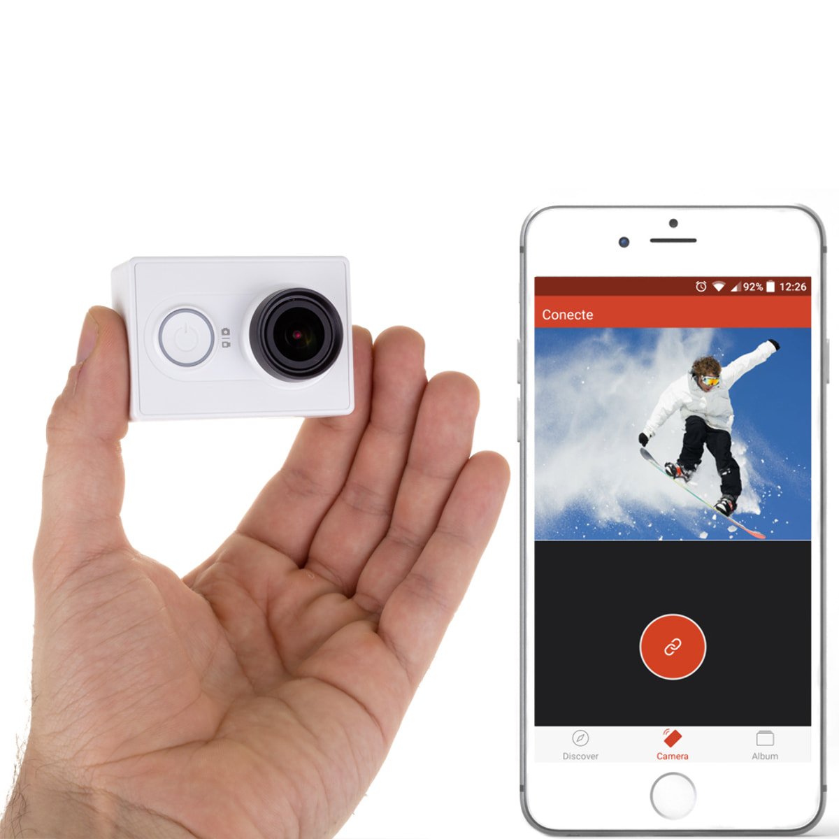 DAM XIAOMI WIFI TELECAMERA SPORTIVA 6x2x4 Cm. Colore bianco