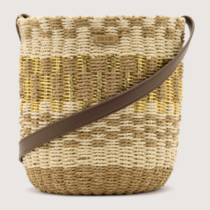 Bandolera Beige Oro - Jelya