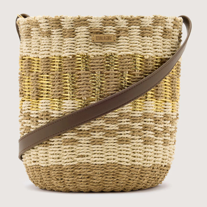 Bandolera Beige Oro - Jelya