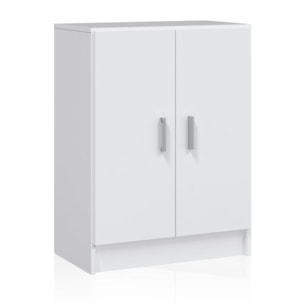 Armario Multi Useful Low 2 Puertas Blanco