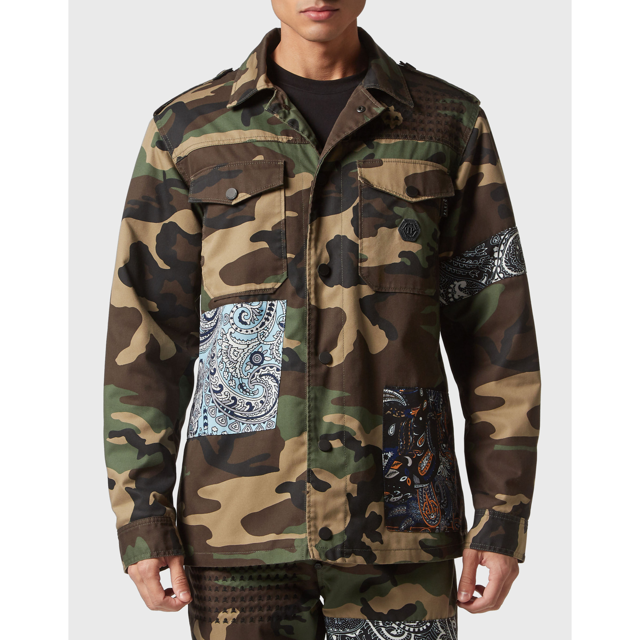 PHILIPP PLEIN Denim Jacket PAISLEY