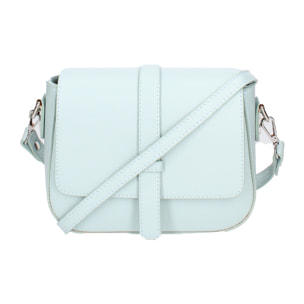 Borsa a tracolla da donna - Modello False - Vera pelle - 21.5 x 22.0 x 6.5 cm