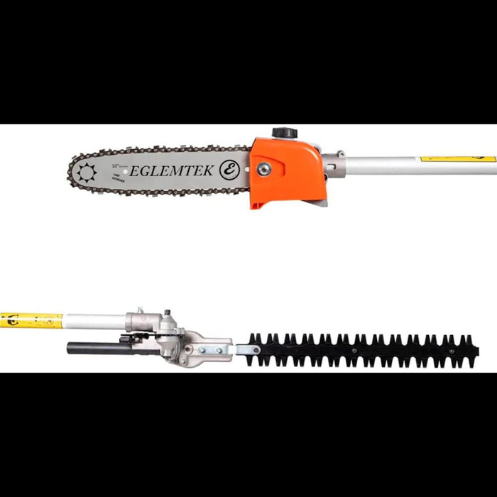 Decespugliatore A Scoppio Benzina 52 cc 4 in 1 Multifunzione Tagliasiepi Troncarami Motosega Tagliabordi Per Uso Domestico Professionale Potatura