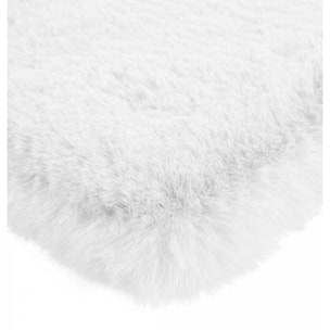Tapis longs poils shaggy tufté motif uni VUJE