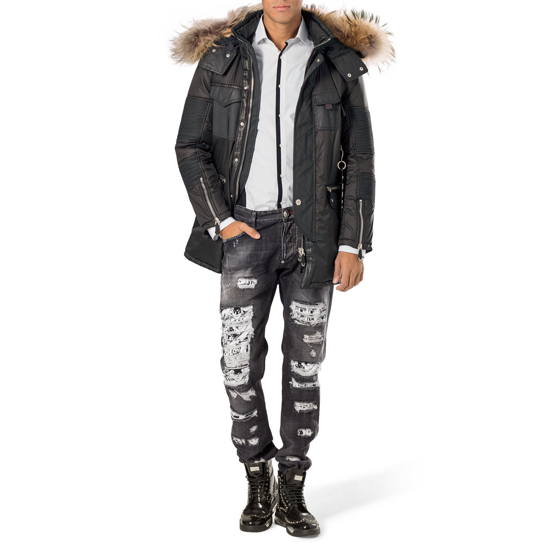 PHILIPP PLEIN straight cut "all i need"