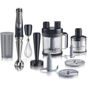 Mixeur BRAUN MQ9187XLI MultiQuick 9 noir et gris 8 accessoires
