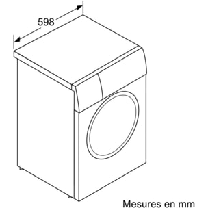 Lave linge hublot BOSCH WAN2828SFR Serenity Série 4