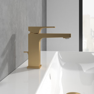 Mitigeur lavabo VILLEROY ET BOCH Architectura Square avec tirette