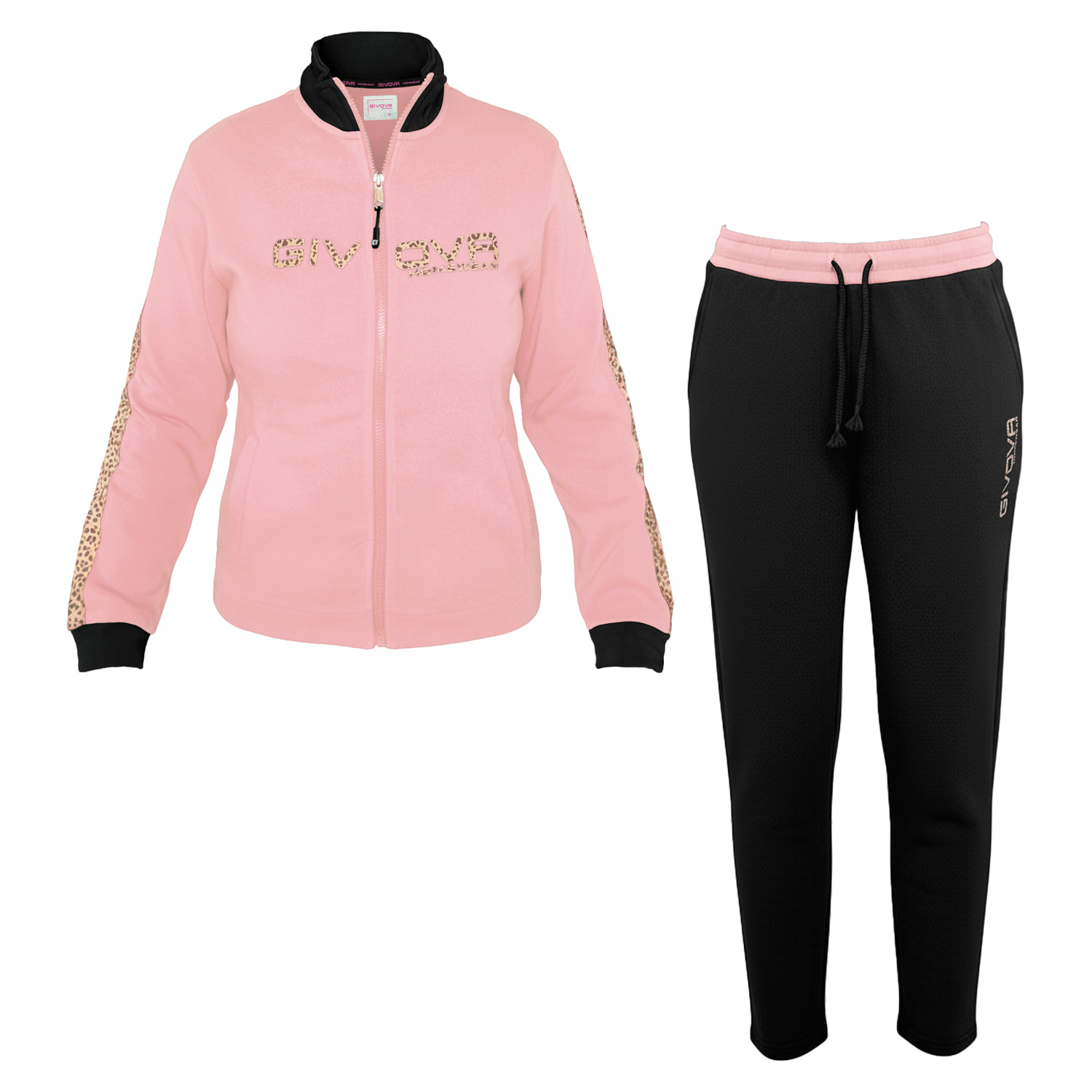 Set Homewear Donna GIVOVA Felpato Full Zip