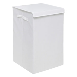 Panier à linge "Colorama" blanc 74L