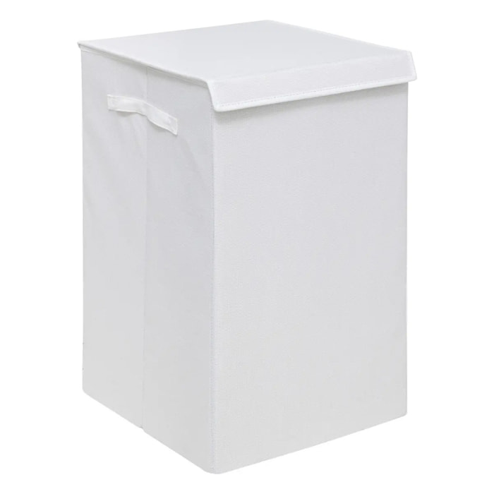 Panier à linge "Colorama" blanc 74L