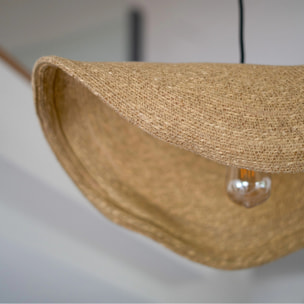 Suspension en matière naturelle et métal 91 cm - Maho