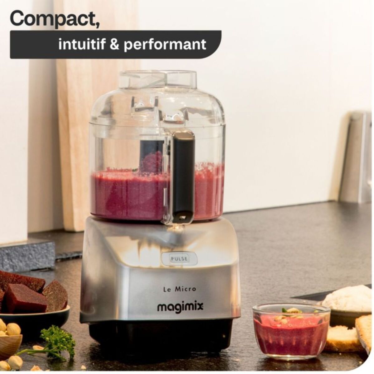 Hachoir MAGIMIX 18113F MICRO NOIR