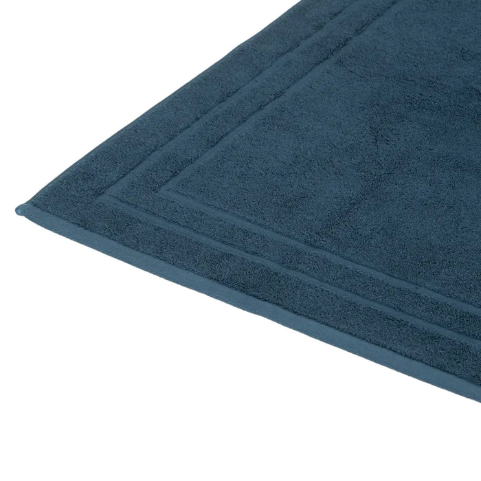 Tapis de bain "Praia" 50x70cm bleu égéen