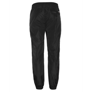 TRTEAMS70 TRACKSUIT PANTS WITH  CONTRASTED PIPINGS & SCHOTT NYC EMBROIDERY ABOVE RIGHT BACK POCKET 100% POLYESTER Nero