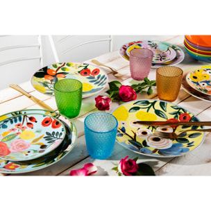 Lot de 6 verres Excelsa Ice, verre, 30 cl, multicolore