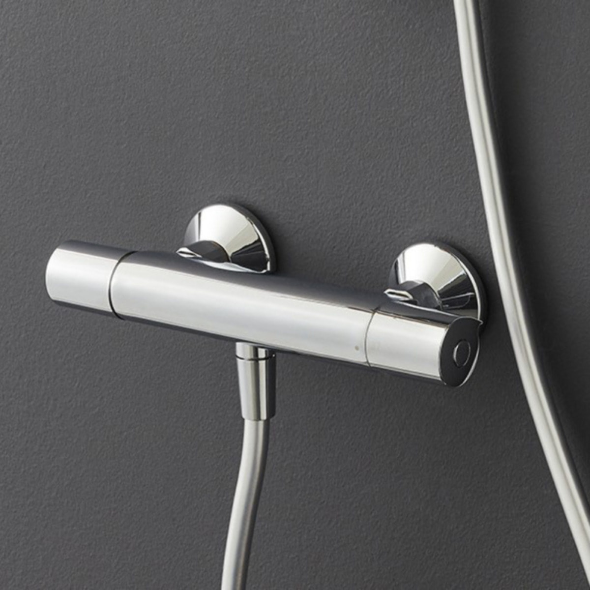 Mitigeur de douche thermostatique Simone + ensemble de douche Awaken