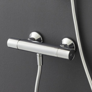 Mitigeur de douche thermostatique Simone + ensemble de douche Awaken