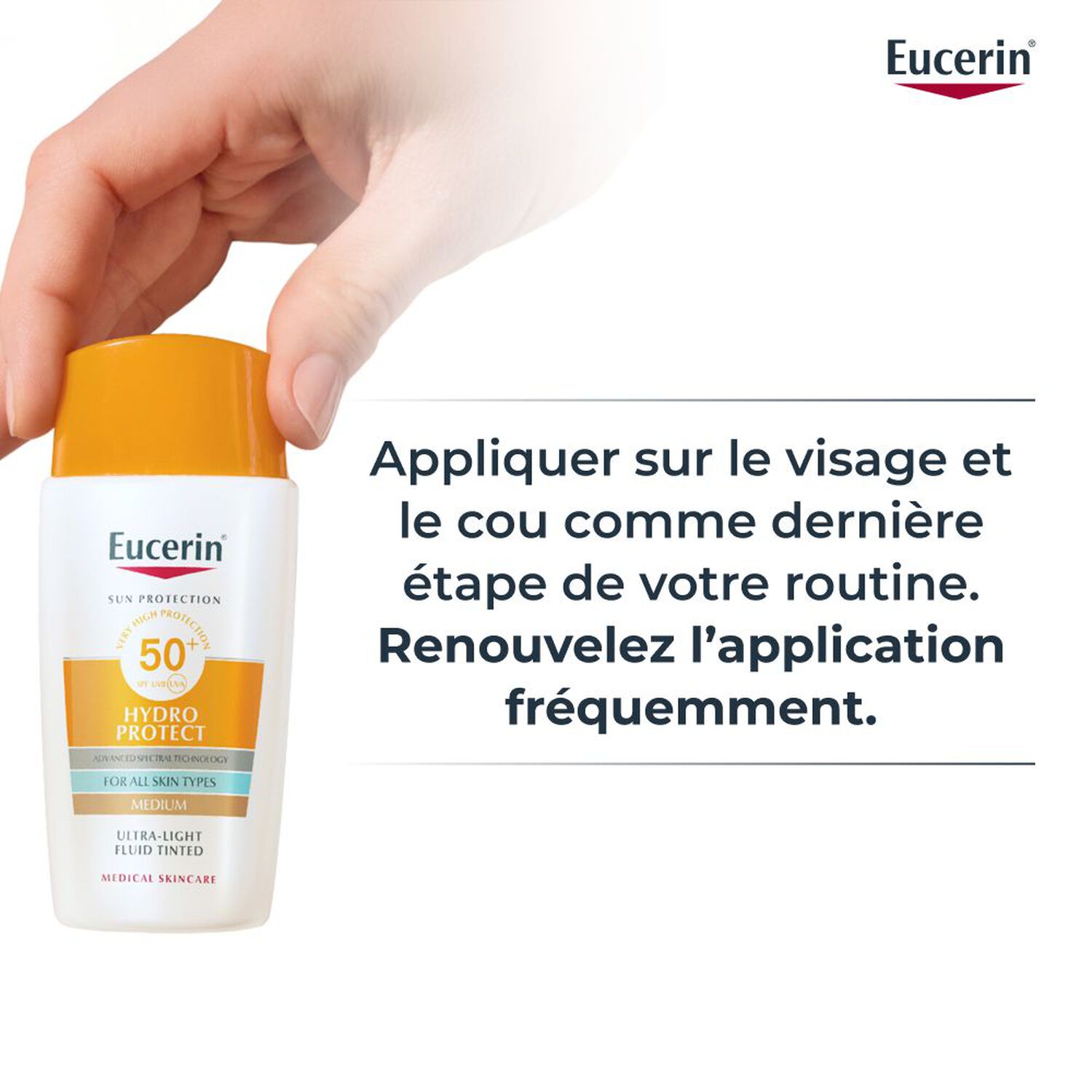 Sun Hydro protection SPF50+ - Fluide Ultra-Léger Teinté 50 ml