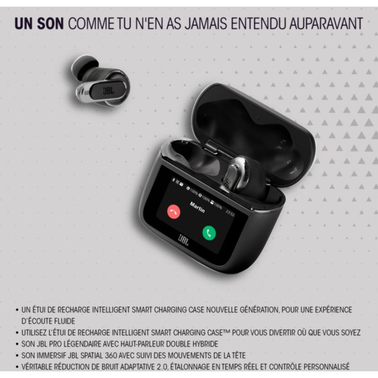Ecouteurs JBL Tour Pro 3 Noir