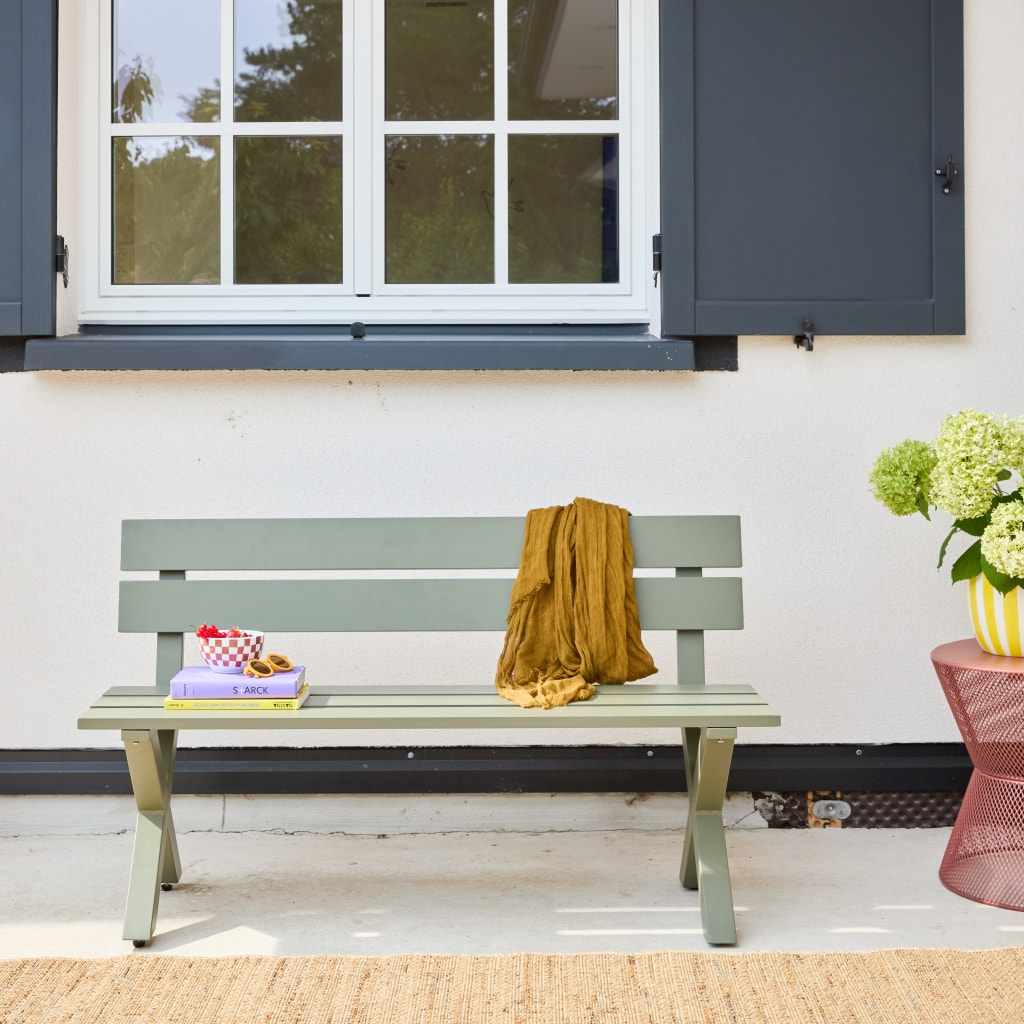 Banc de jardin aluminium 2 places TERRALU