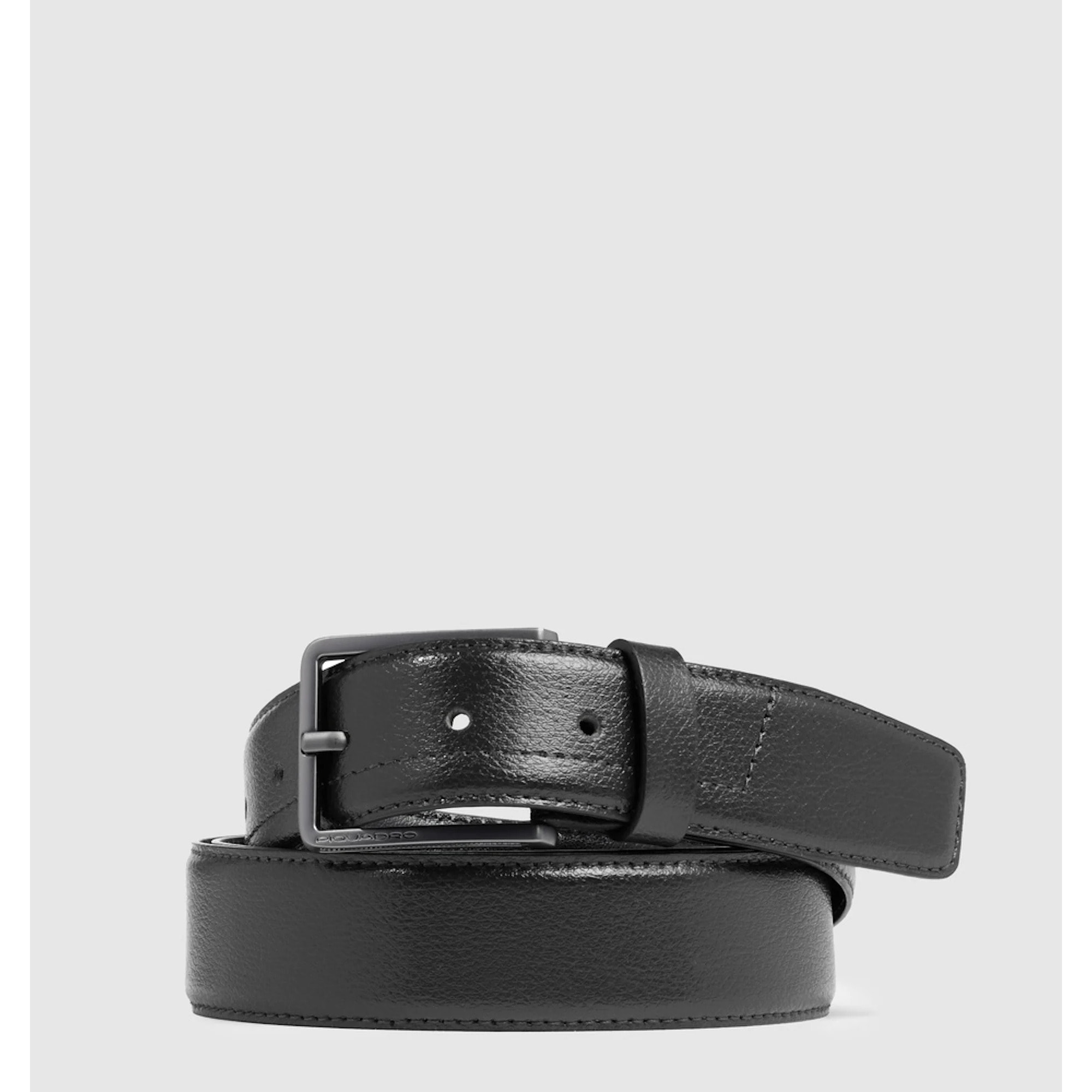 Piquadro Cintura in pelle con fibbia ad ardiglione