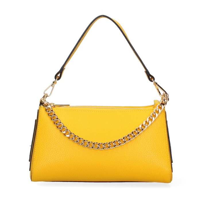 Borsa a mano da donna Made in Italy - Modello Seraphina Elite - 100% pelle - 26.0 x 14.0 x 12.0 cm